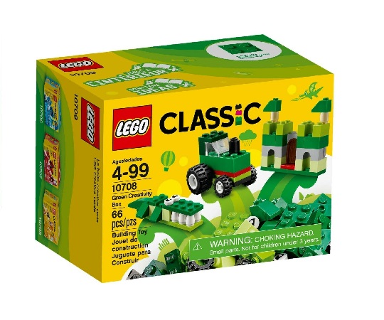 Lego Classic 10708- SCATOLA CREATIVITA' VERDE 66 Pezzi - Giochi e  giocattoli vendita online