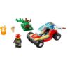 Immagine della costruzione assemblata. Buggy, foresta, figure e accessori