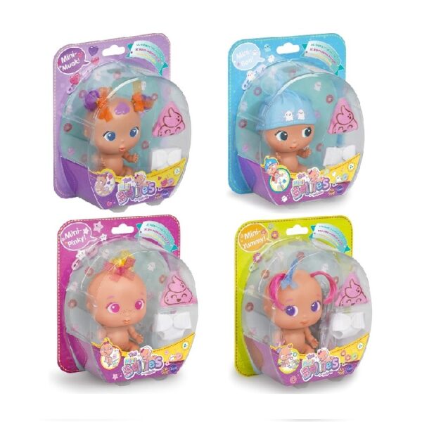foto delle 4 bambole: Yummy, Bool, Pinky, Muak nelle loro confezioni