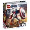 foto della scatola del set Lego 76168 armatura mech di Capitan America