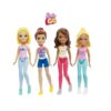 foto dei 4 modelli disponibili di barbie on the go