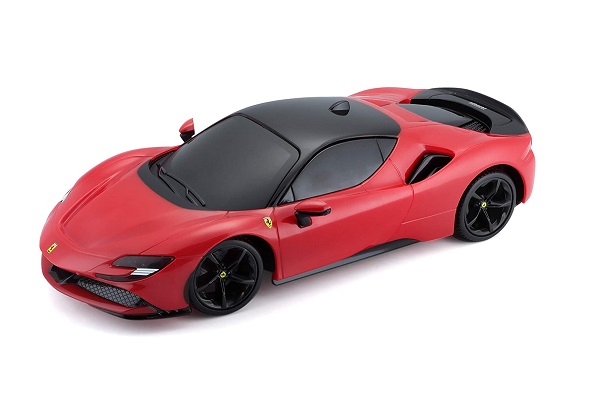 foto dell'auto ferrari fuori dalla sua scatola