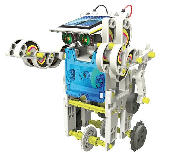immagine di uno dei 12 modelli di robot solare