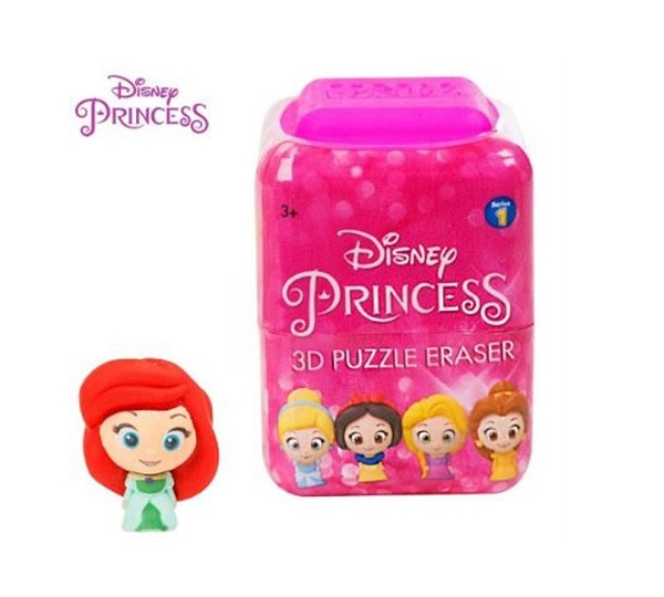 Disney princess, puzzle, eraser