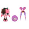 foto di un modello di doll, con pet roll e relativo accessorio capelli