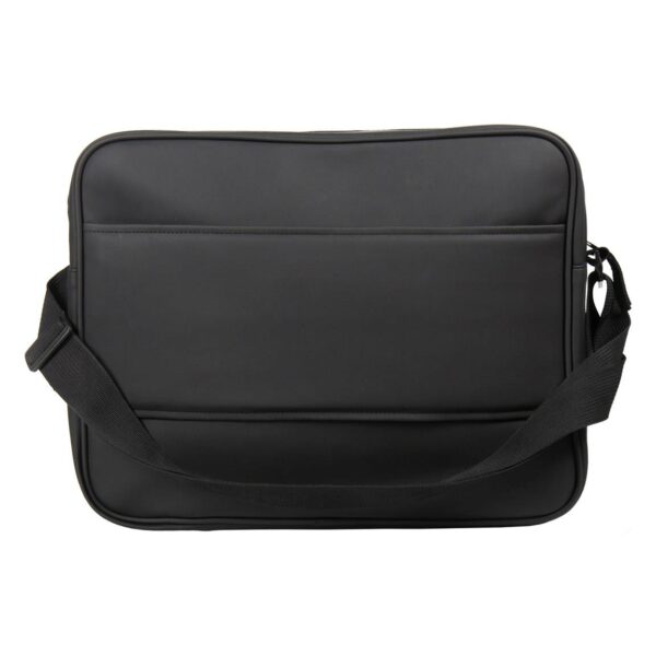 foto del retro della borsa, interamente nero