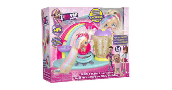 Foto della confezione del salone di Fabio e Fabia Vip Pets