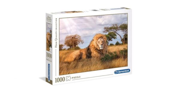Clementoni Puzzle 1000 Pezzi The King Leone