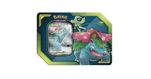 Pokemon Bundle Tin Celebi E Venusaur Gx Ita
