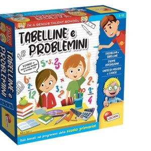 i'm a genius tabelline e problemini lisciani 100491