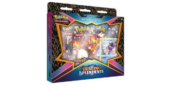 pokemon destino splendente coll. con spilla mr. rime di galar ita