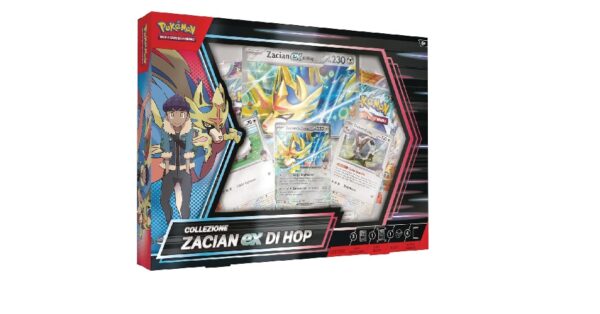 pokemon collezione zacian ex di hop ita