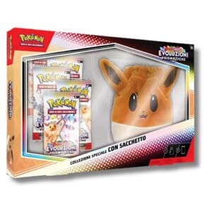 pokemon evoluzioni prismatiche coll. con sacchetto ita